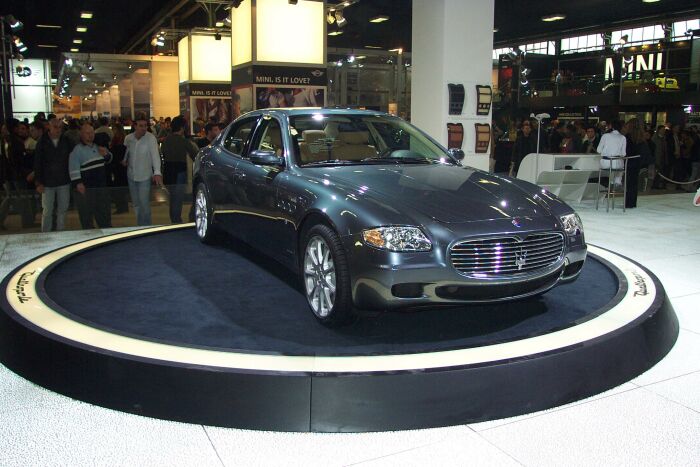 Maserati Quattroporte at the 28th Bologna Motor Show. Photo: Marco Tenuti.