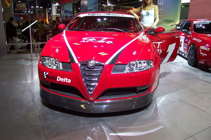 Alfa Romeo GT autodelta concept at the 28th Bologna Motor Show. Photo: Marco Tenuti.