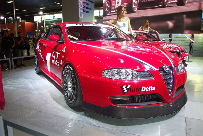 Alfa Romeo GT autodelta concept at the 28th Bologna Motor Show. Photo: Marco Tenuti.