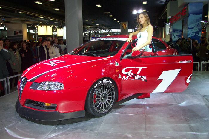 Alfa Romeo GT autodelta concept at the 28th Bologna Motor Show. Photo: Marco Tenuti.