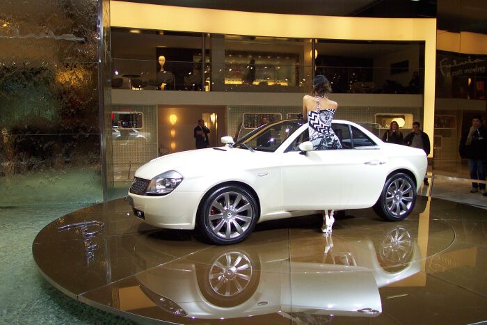 Lancia Fulvia Coupe concept at the 28th Bologna Motor Show. Photo: Marco Tenuti.