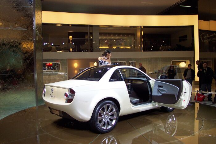 Lancia Fulvia Coupe concept at the 28th Bologna Motor Show. Photo: Marco Tenuti.