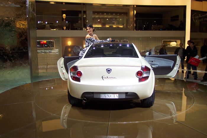 Lancia Fulvia Coupe concept at the 28th Bologna Motor Show. Photo: Marco Tenuti.