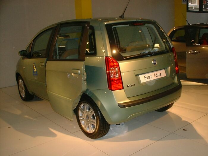 Autonomy Fiat Idea at the 28th Bologna Motor Show. Photo: Marco Tenuti.