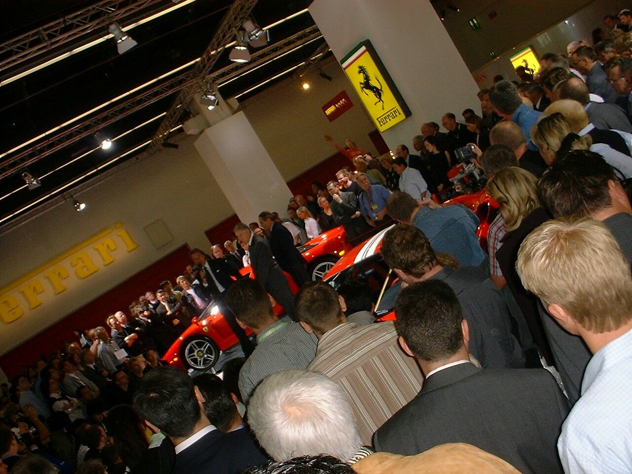 Luca di Montezemolo at the Ferrari Press conference at the 2003 Frankfurt Motor Show