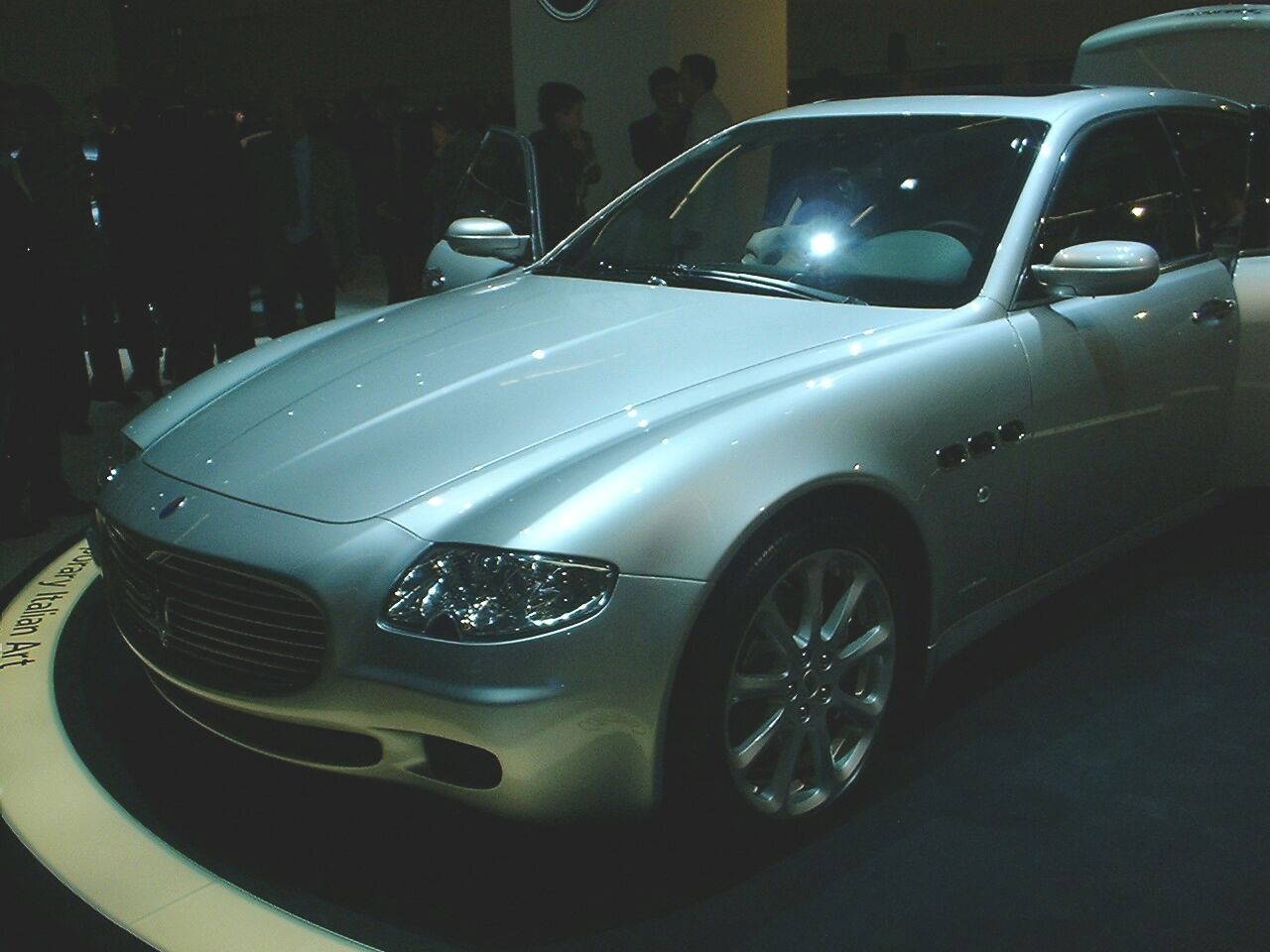 World Premiere of the Maserati Quattroporte at the 2003 Frankfurt Motor Show