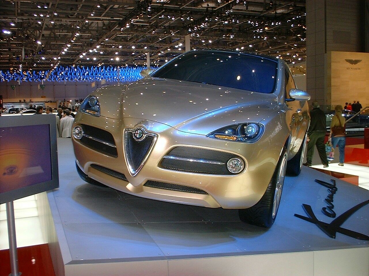 the new Alfa Romeo Kamal crossover concept at the Geneva Motor Show this week