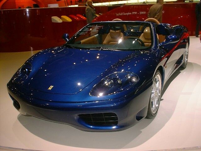 Ferrari 360 Spider at the 2003 Geneva Motor Show