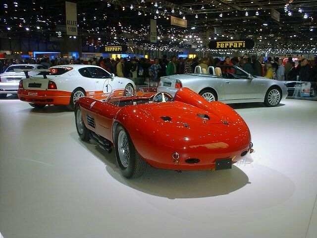 Maserati historic racer at the 2003 Geneva Motor Show