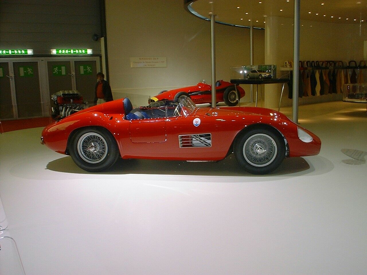 historic Maserati racer at the 2003 Geneva Motor Show