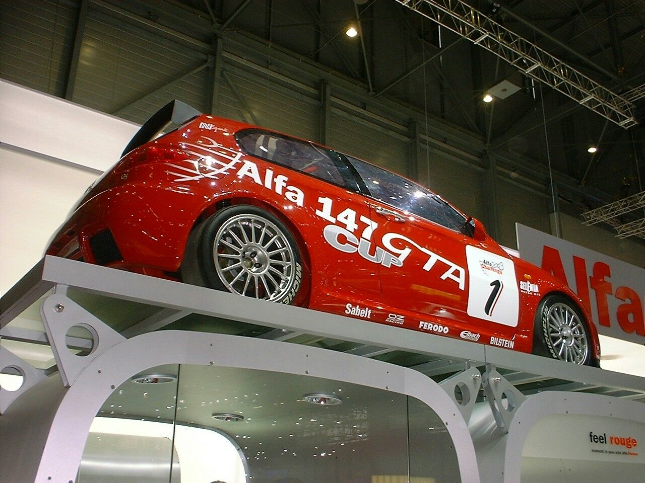 Alfa Romeo 147GTA Cup racer at the 2003 Geneva Motor Show