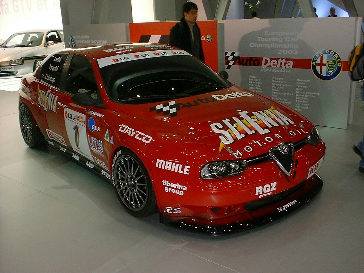 Alfa Romeo 156 GTA SuperTouring 2000 at the Geneva Motor Show