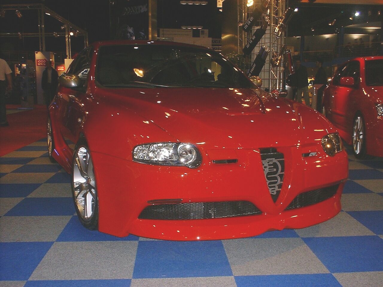 Alfa Romeo with bodykit at the 2003 Geneva Motor Show