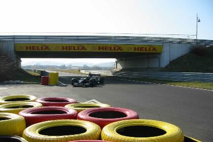 Jos Verstappen shakes down the new Minardi-Cosworth PS03 at Fiorano