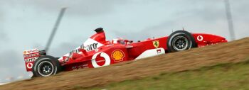 Rubens Barrichello at the 2003 Brazilian Grand Prix