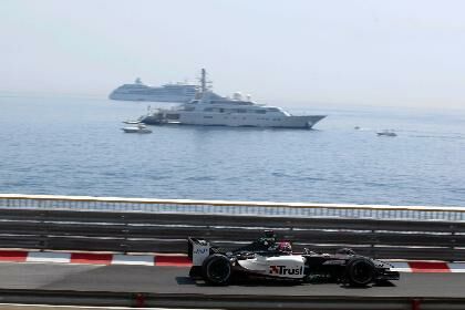 Minardi at the 2003 Monaco Grand Prix