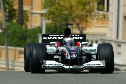 Minardi at the 2003 Monaco Grand Prix