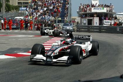 Minardi at the 2003 Monaco Grand Prix