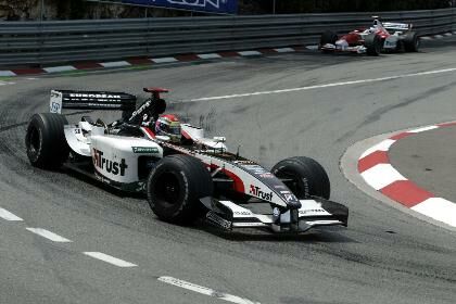 Minardi at the 2003 Monaco Grand Prix