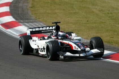 Minardi at the 2003 European Grand Prix at the Nurburgring