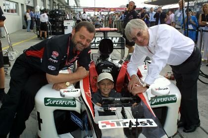 Minardi at the 2003 European Grand Prix at the Nurburgring