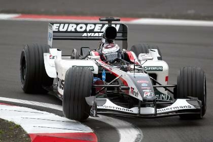 Minardi at the 2003 European Grand Prix at the Nurburgring