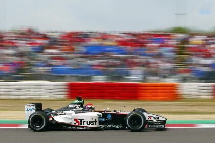 Minardi at the 2003 European Grand Prix at the Nurburgring