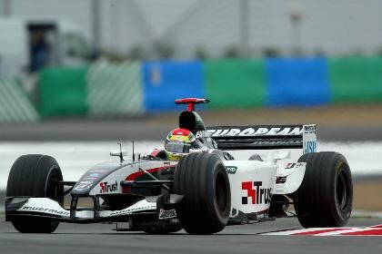 European Minardi Cosworth at the 2003 French Grand Prix at Magny Cours