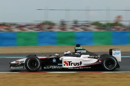 European Minardi Cosworth at the 2003 French Grand Prix at Magny Cours