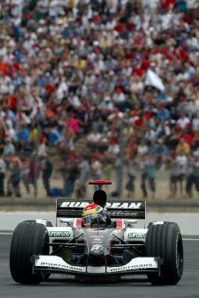 Justin Wilson at the French Grand Prix