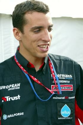 Justin Wilson at Silverstone, the F1 rookie has now joined Jaguar for the remainder of the season