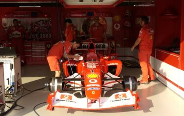 Ferrari at the 2003 German Grand Prix