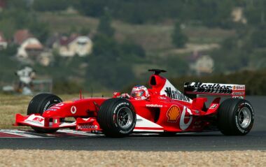 Ferrari at the 2003 Hungarian Grand Prix