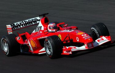 Ferrari at the 2003 Hungarian Grand Prix