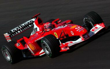 Ferrari at the 2003 Hungarian Grand Prix