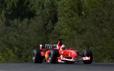 Ferrari at the 2003 Hungarian Grand Prix