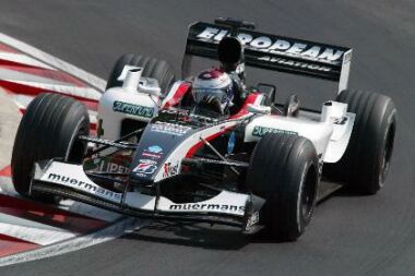 European Minardi Cosworth at the 2003 Hungarian Grand Prix