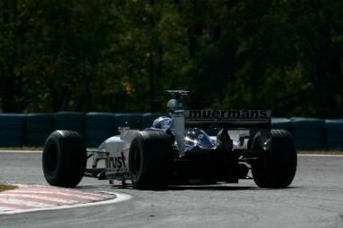 European Minardi Cosworth at the 2003 Hungarian Grand Prix