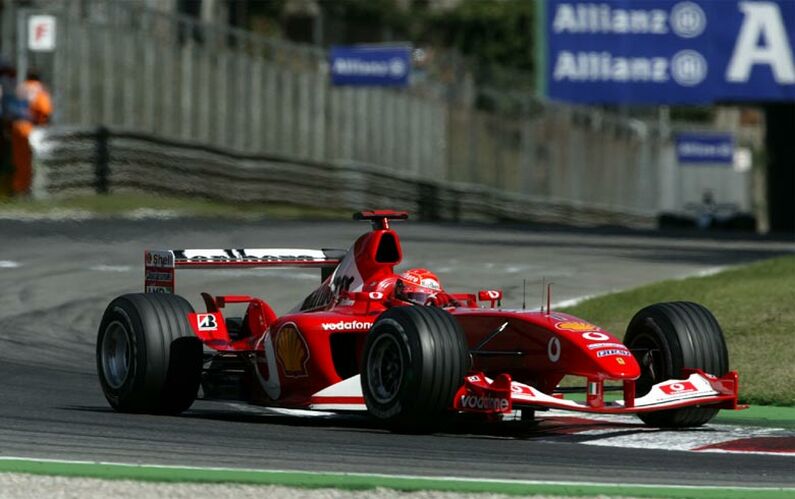 Ferrari at the 2003 Italian Grand Prix