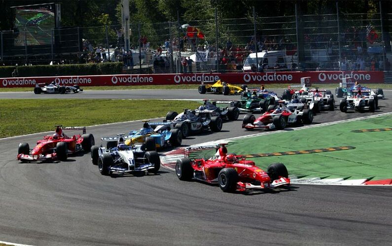 Ferrari at the 2003 Italian Grand Prix