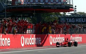 Ferrari at the 2003 Italian Grand Prix