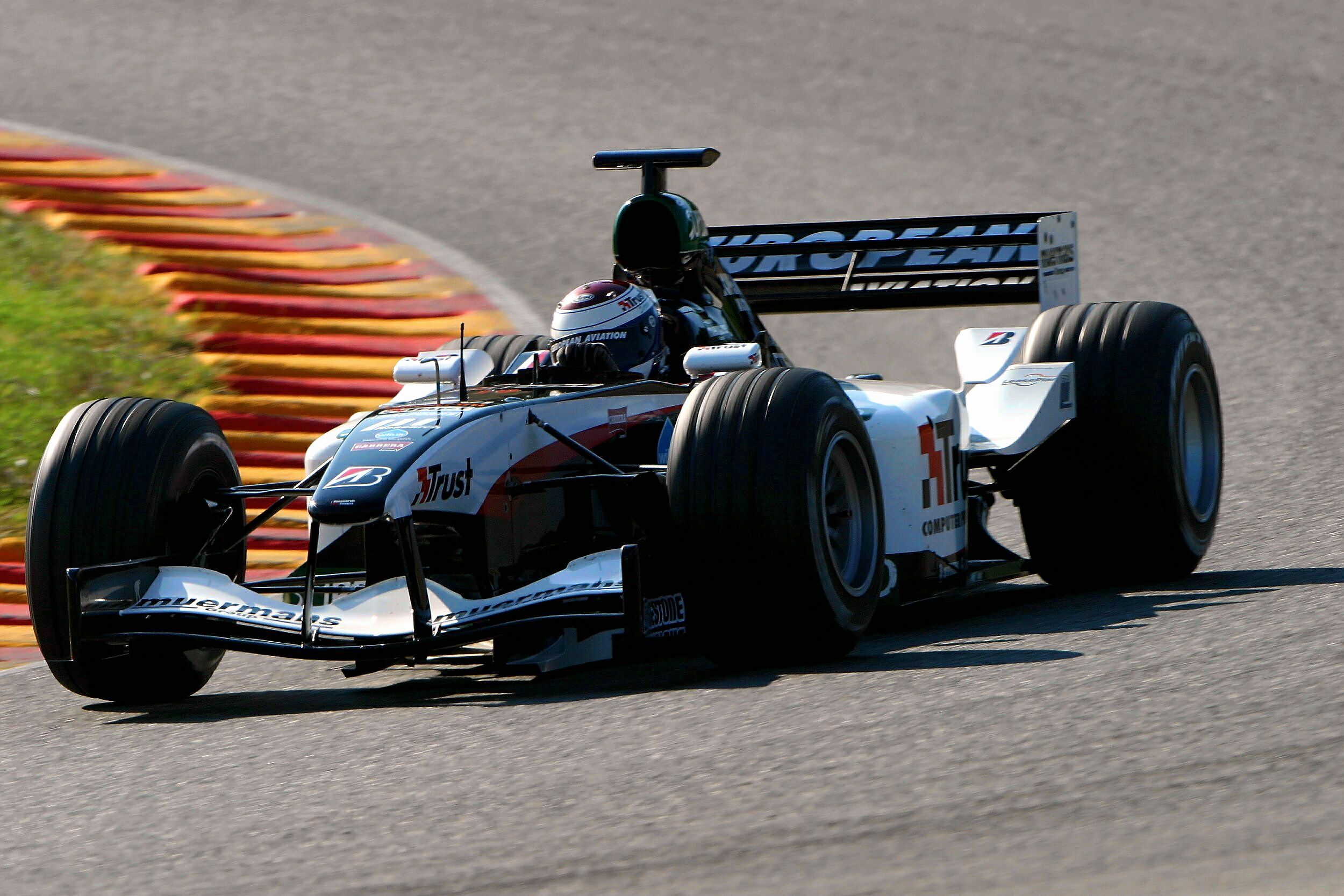 Minardi Cosworth PS04 tests at Mugello