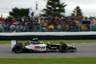 European Minardi Cosworth at the 2003 United States Grand Prix, Indianapolis