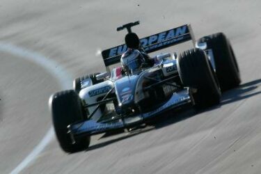 European Minardi Cosworth at the 2003 United States Grand Prix, Indianapolis