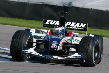 European Minardi Cosworth at the 2003 United States Grand Prix, Indianapolis