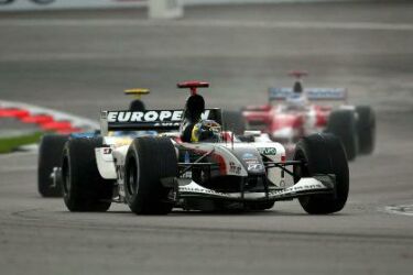 European Minardi Cosworth at the 2003 United States Grand Prix, Indianapolis