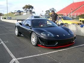 The Motorsport Innovations team shakedown their Ferrari 360 Challenge in preparation for next week's Bathurst 24 Hours