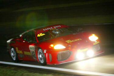 The BE Racing Ferrari 360GT during the Bathurst 24 Hours. Photo: Procar.