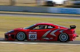 John Bowe driving the PHR Scuderia Ferrari 360 Challenge. Picture: PROCAR/Klynsmith