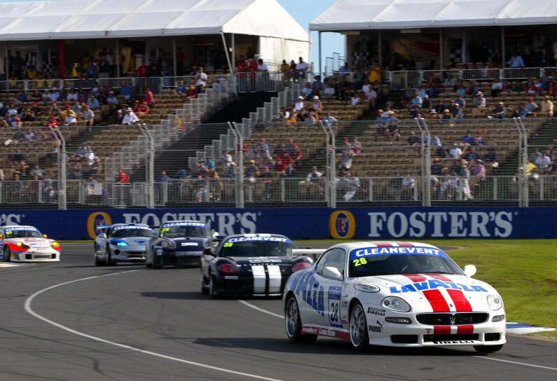 The Team Innovations Maserati Trofeo GT competing in the Australian Nations Cup this year